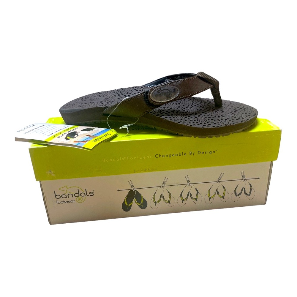 New with Tags in box- Bandals Beach Sandals Interchangeable